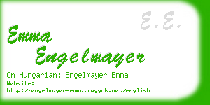 emma engelmayer business card